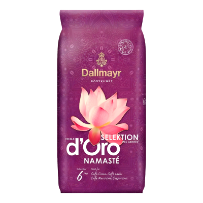 Кава в зернах Dallmayr Crema D'Oro Selection Namaste 1 кг Арабіка Робуста Німеччина